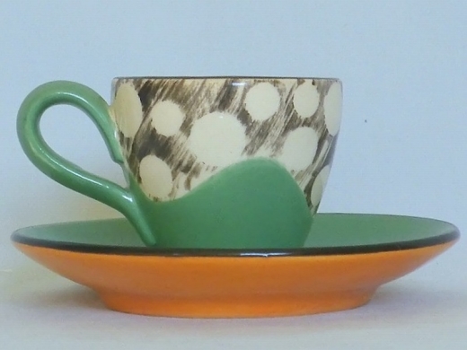 Espresso Tasse mit Teller (H ± 6 ø ± 6 cm)